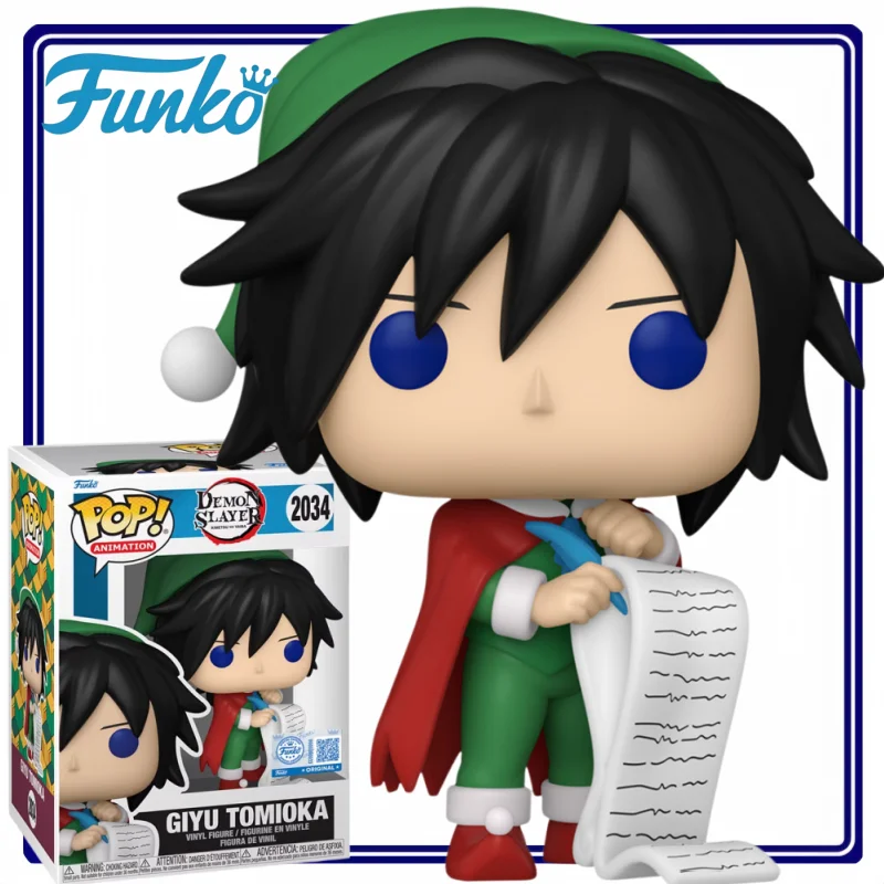 FunkoPOP Demon Slayer Model Figurine Cartoon Tomioka Giyuu Action Figure Christmas Merchandise Holiday Gift Trendy Toy
FunkoPOP Demon Slayer Model Figurine Cartoon Tomioka Giyuu Action Figure Christmas Merchandise Holiday Gift Trendy Toy