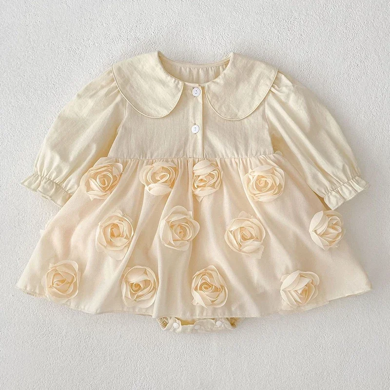 0-24M Newborn Clothes Autumn Baby Girls Bodysuits Long Sleeved Cotton Party 3D Flowers Baby Bodysuits Spring Baby Girls Jumpsuit
0-24M Newborn Clothes Autumn Baby Girls Bodysuits Long Sleeved Cotton Party 3D Flowers Baby Bodysuits Spring Baby Girls Jumpsuit