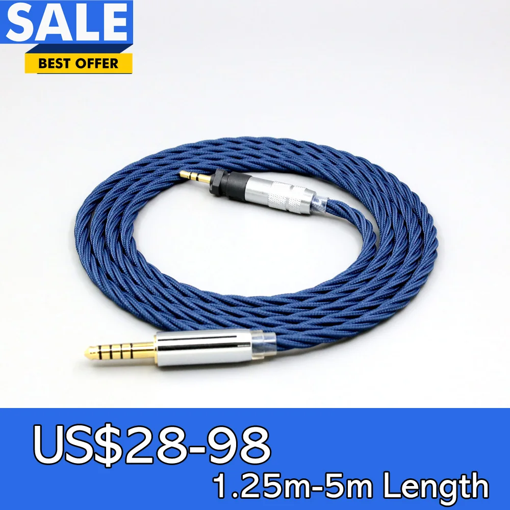 99% Pure Silver OCC Graphene Sleeved Earphone Cable For Shure SRH840 SRH940 SRH440 SRH750DJ Philips SHP9000 SHP8900 LN008585
99% Pure Silver OCC Graphene Sleeved Earphone Cable For Shure SRH840 SRH940 SRH440 SRH750DJ Philips SHP9000 SHP8900 LN008585