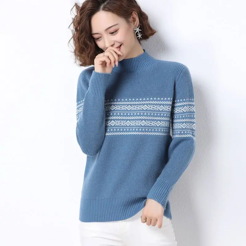 Red ort Knitted Sweater Women's Autumn Winter Cisas Unique Inner Wear Top High Collar Long Sve Regular Fit
Red ort Knitted Sweater Women's Autumn Winter Cisas Unique Inner Wear Top High Collar Long Sve Regular Fit