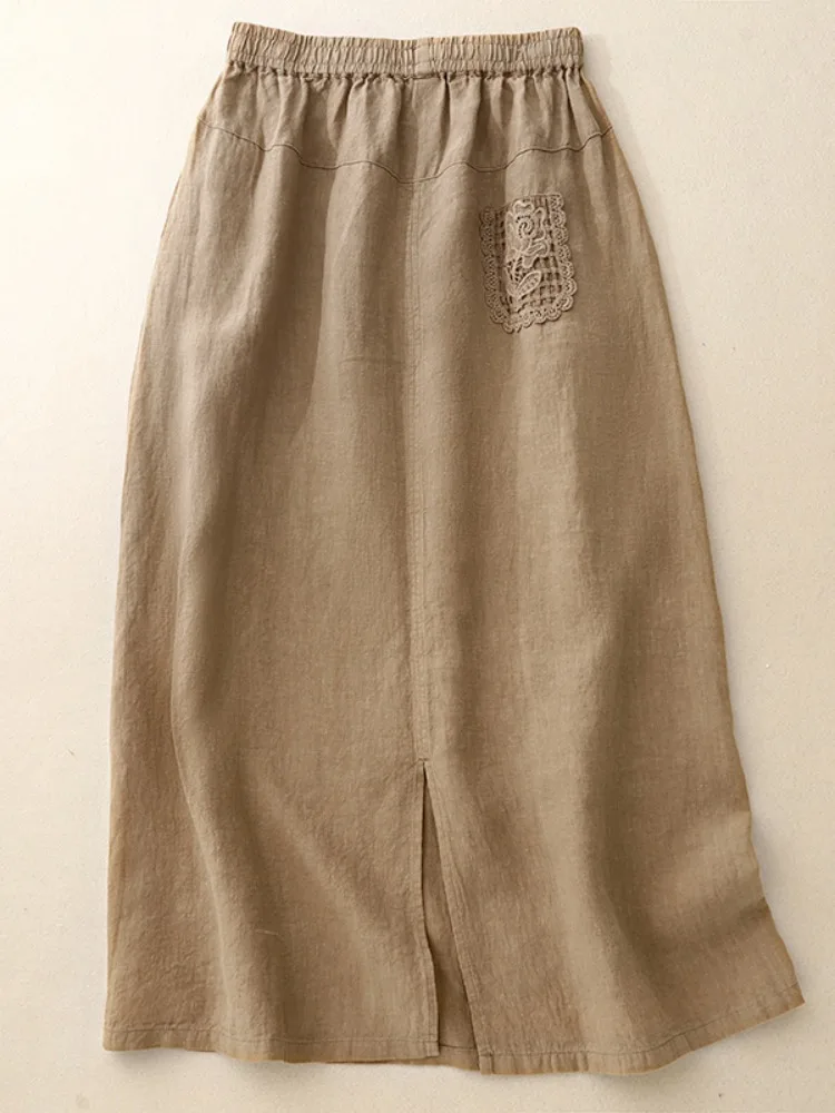 Японская художественная льняная юбка, женская летняя свободная утягивающая эластичная талия с драпировкой средней длины из хлопка и льна, шаровары трапециевидной формы...
Японская художественная льняная юбка, женская летняя свободная утягивающая эластичная талия с драпировкой средней длины из хлопка и льна, шаровары трапециевидной формы...