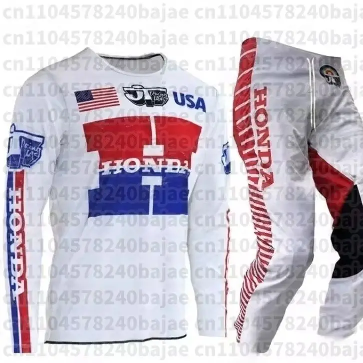 Honda Official Race Uniform Motorcycle Off-Road Outdoor Cycling Long Sleeve And Pant Autumn Men Jersey Oversized Breathable Set
Honda Official Race Uniform Motorcycle Off-Road Outdoor Cycling Long Sleeve And Pant Autumn Men Jersey Oversized Breathable Set