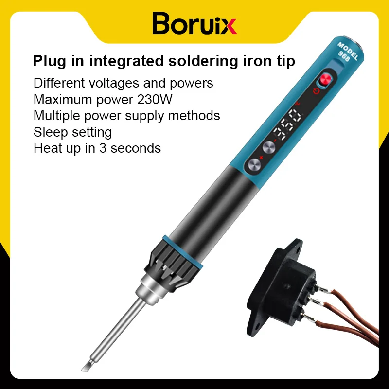 Innovative high 968 DC constant temperature adjustable portable USB car cigarette lighter interface sleep soldering iron
Innovative high 968 DC constant temperature adjustable portable USB car cigarette lighter interface sleep soldering iron