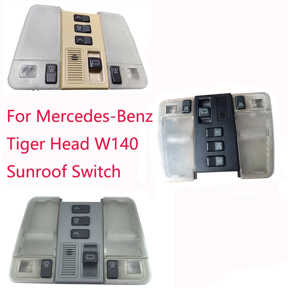 For Mercedes-Benz Tiger Head W140 Sunroof Switch, Reading Light Function in Good Condition, Original Parts
For Mercedes-Benz Tiger Head W140 Sunroof Switch, Reading Light Function in Good Condition, Original Parts