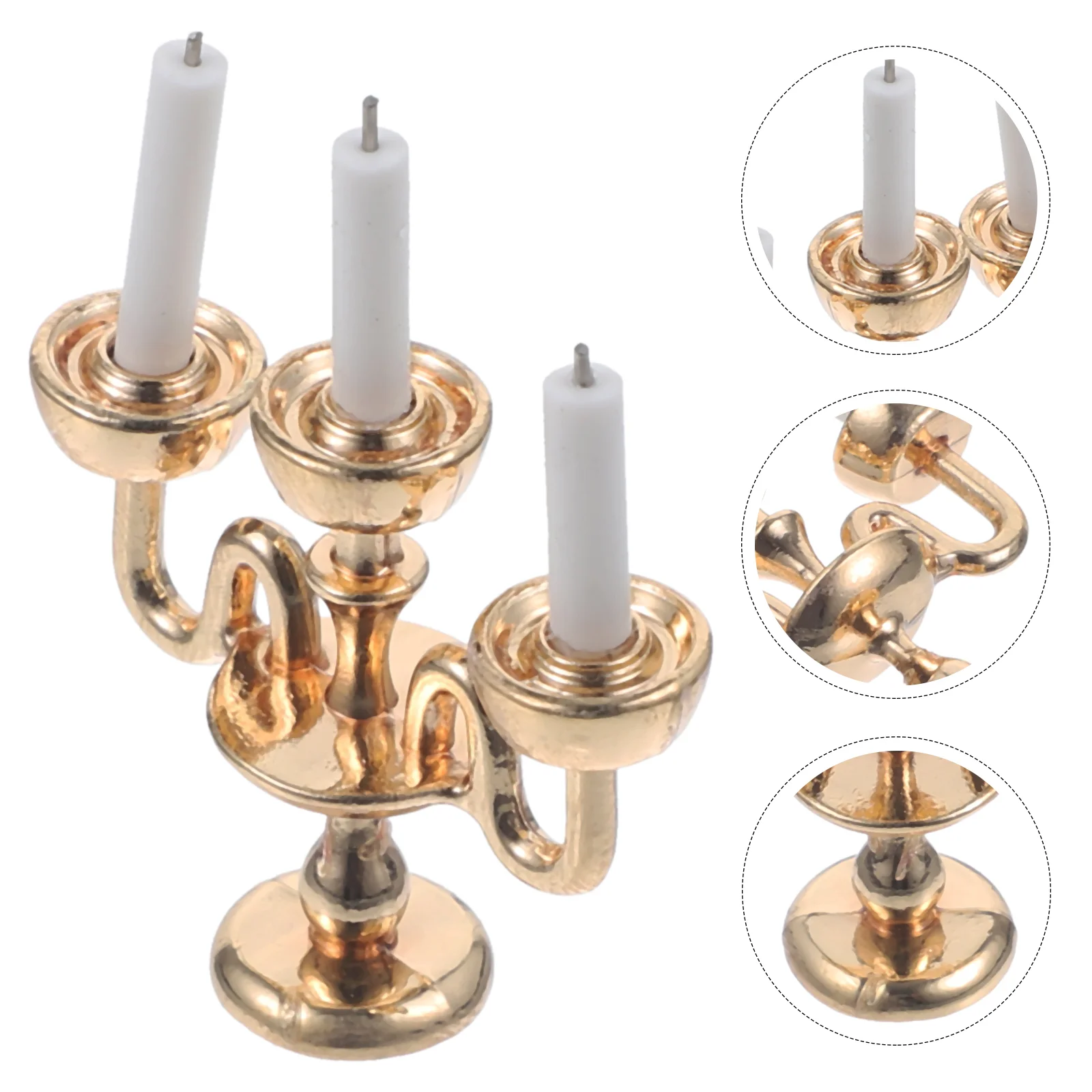 Mini Holder House Supplies Ornaments Decor Kids Toys Miniature Candlestick Models Decors
Mini Holder House Supplies Ornaments Decor Kids Toys Miniature Candlestick Models Decors