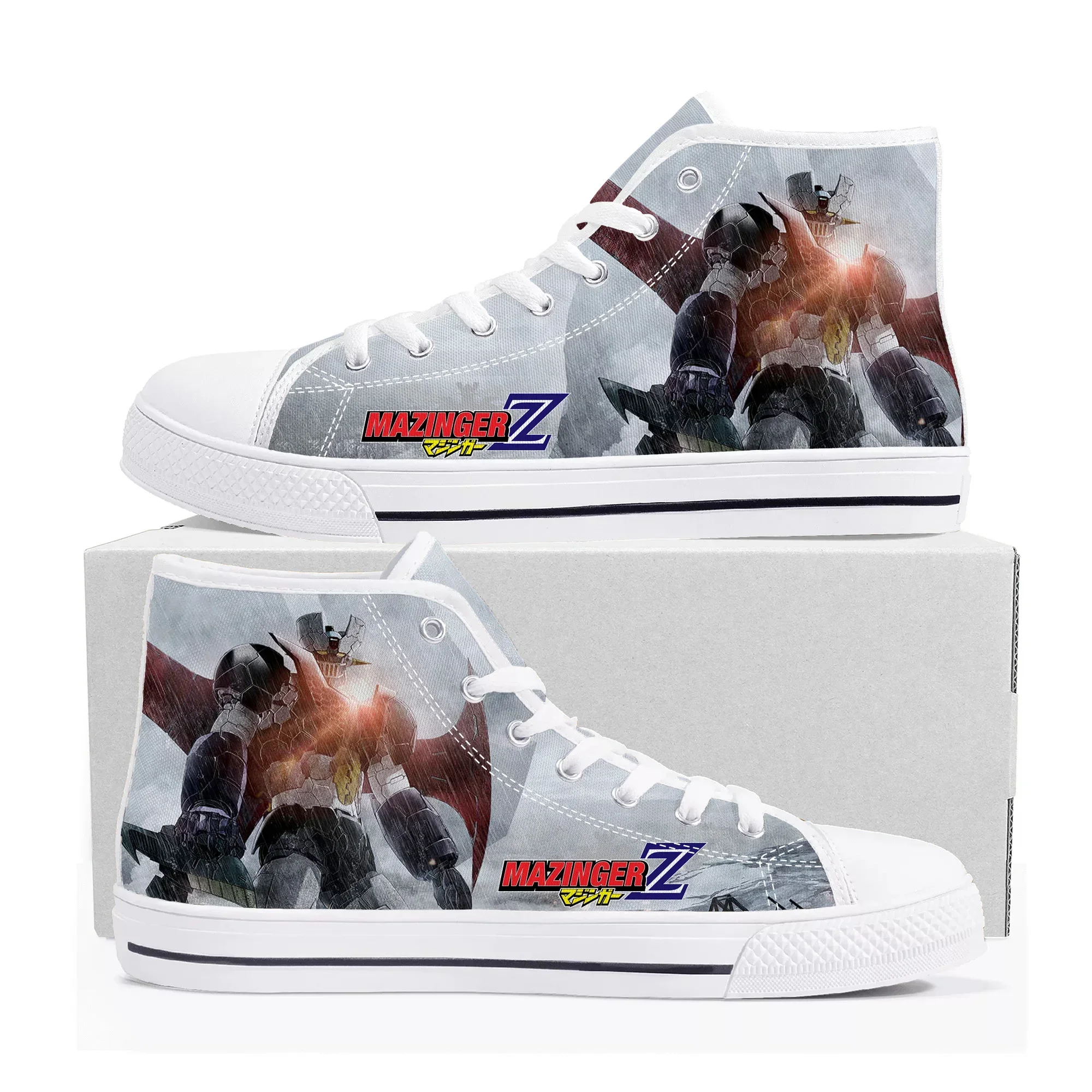 Hot Comics Mazinger Z Manga High Top Sneakers High Quality Mens Womens Teenager Canvas Sneaker Casual Couple Shoes Custom Shoe
Hot Comics Mazinger Z Manga High Top Sneakers High Quality Mens Womens Teenager Canvas Sneaker Casual Couple Shoes Custom Shoe
