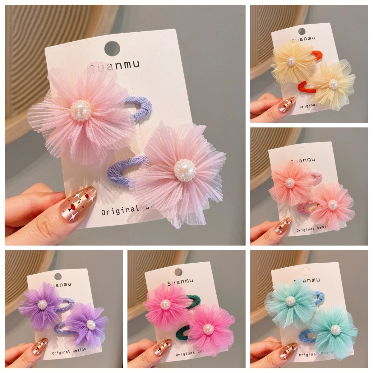 12pcs/lot Baby Floral Tulle Hair Clips Pearl Center Flower Barrettes Soft Wrapped Clip Toddler Girls Party Hair Accessory QNE38
12pcs/lot Baby Floral Tulle Hair Clips Pearl Center Flower Barrettes Soft Wrapped Clip Toddler Girls Party Hair Accessory QNE38