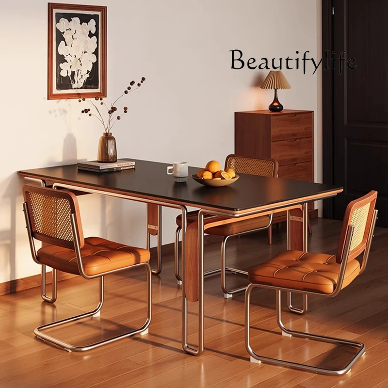 Wall Wood Dining Table Nordic Balcony Writing Lounge Dining Table Modern Office Desk Mesas De Comedor Living Room Furniture
Wall Wood Dining Table Nordic Balcony Writing Lounge Dining Table Modern Office Desk Mesas De Comedor Living Room Furniture