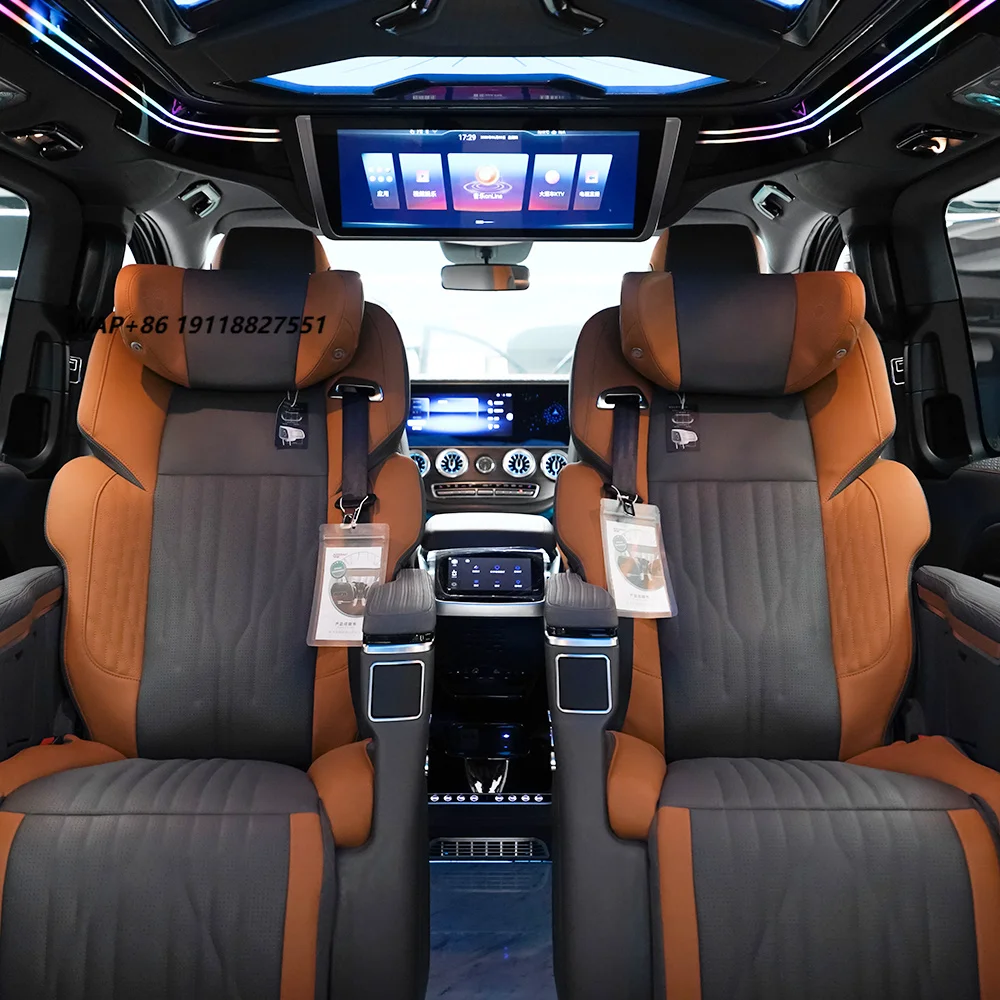 VIP Captain Luxury Electric Auto Seat for MPV with Footrest Headrest and Massage
VIP Captain Luxury Electric Auto Seat for MPV with Footrest Headrest and Massage