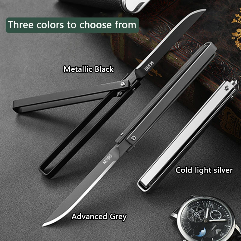 Mini Folding Knife Breaking Window for Survival Portable Outdoor EDC M390 Steel Mechanical Creative Rotating Knife
Mini Folding Knife Breaking Window for Survival Portable Outdoor EDC M390 Steel Mechanical Creative Rotating Knife