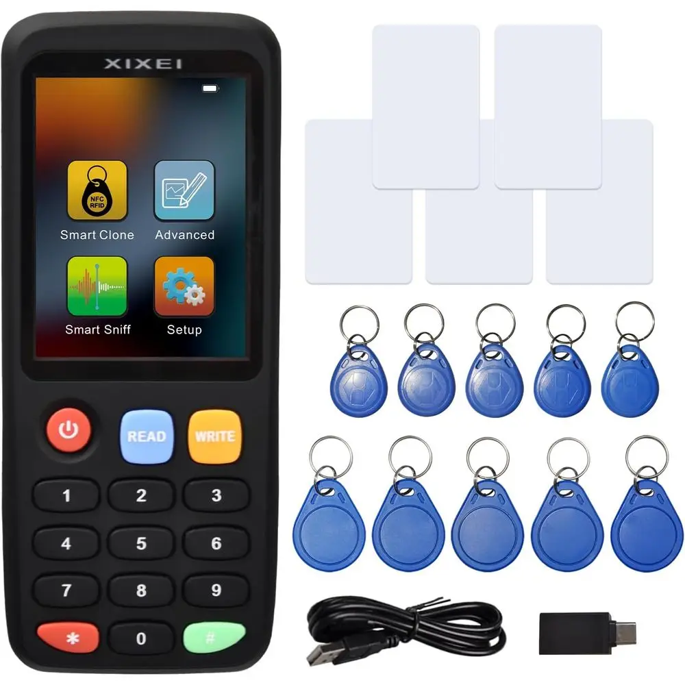 Копировально-программирующее устройство для карт X7 NC RID, дубликатор или многочастотный считыватель/программатор смарт-карт (5 перезаписываемых карт)
Копировально-программирующее устройство для карт X7 NC RID, дубликатор или многочастотный считыватель/программатор смарт-карт (5 перезаписываемых карт)