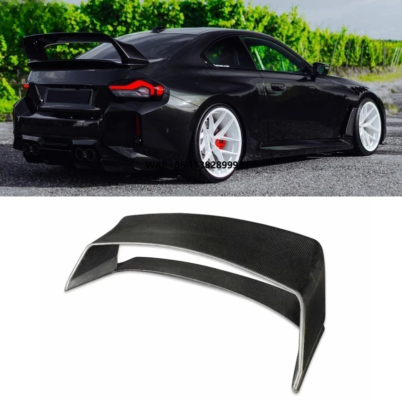 Hot Selling 100% Dry Carbon Fiber Spoiler Rear Trunk Wing for M2 G87 A-N Style Tail Wing Rear Spoiler Lip Wings
Hot Selling 100% Dry Carbon Fiber Spoiler Rear Trunk Wing for M2 G87 A-N Style Tail Wing Rear Spoiler Lip Wings