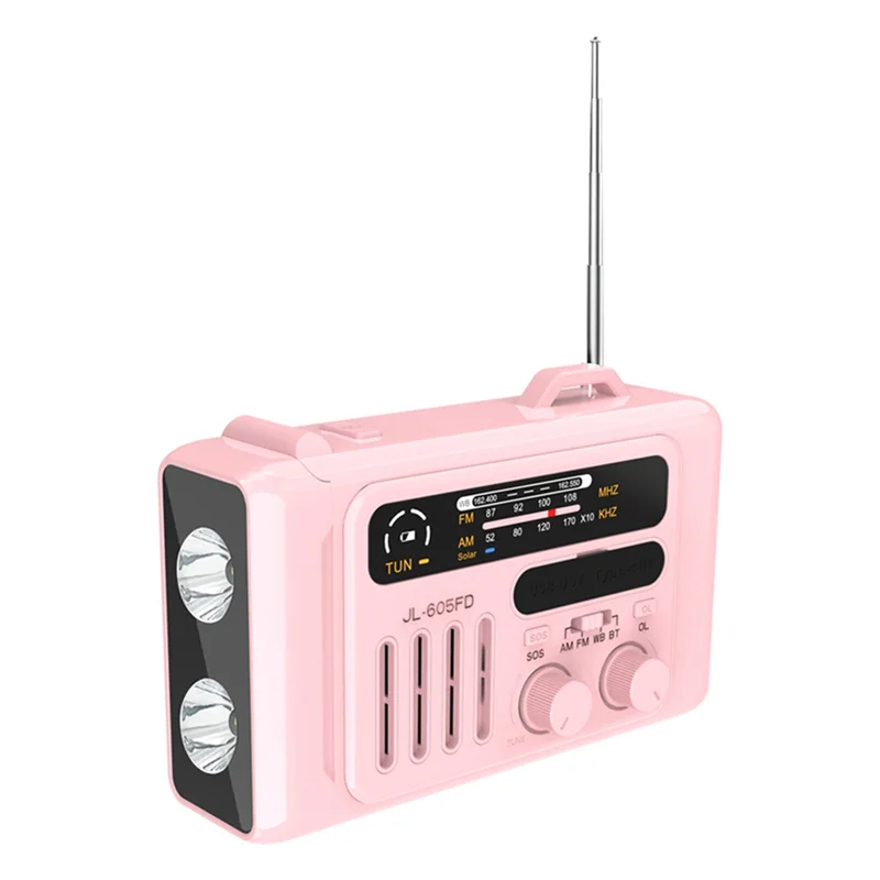 B03B-Multifunctional Solar Hand Crank Radio Portable AM/FM/NOAA Radio Bluetooth Speaker With LED Reading Lamp For Outdoor
B03B-Multifunctional Solar Hand Crank Radio Portable AM/FM/NOAA Radio Bluetooth Speaker With LED Reading Lamp For Outdoor
