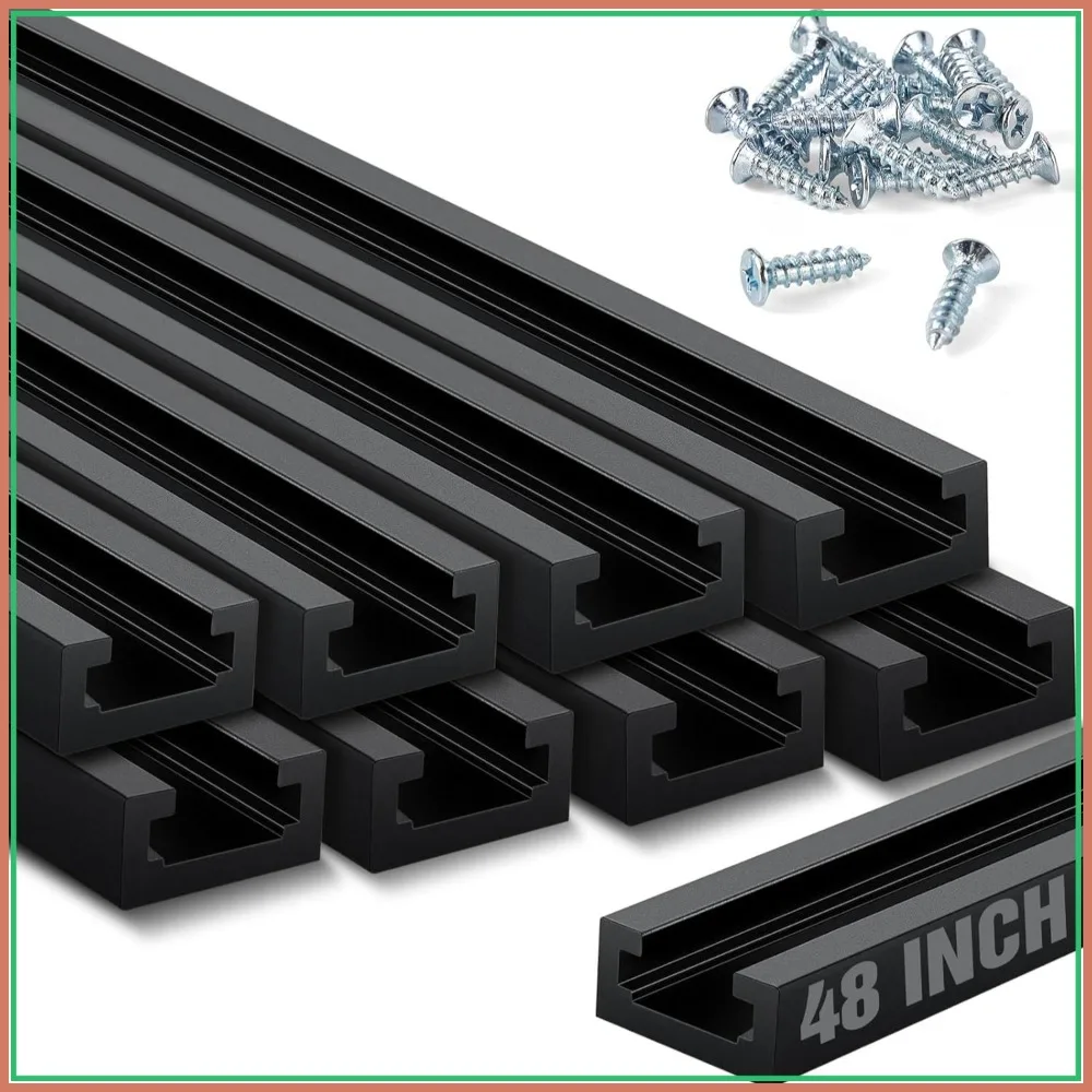 8 Pack 48 Inch Aluminum T Track with Screws, Pre-Drilled Mounting Holes for Woodworking Jigs, Router Table, Workbench
8 Pack 48 Inch Aluminum T Track with Screws, Pre-Drilled Mounting Holes for Woodworking Jigs, Router Table, Workbench