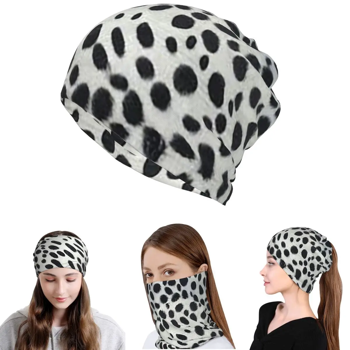 Dalmatian Dog Texture Bandana Neck Cover Wrap Scarf Warm Headwear Beanies Hat Unisex Adult Windproof
Dalmatian Dog Texture Bandana Neck Cover Wrap Scarf Warm Headwear Beanies Hat Unisex Adult Windproof