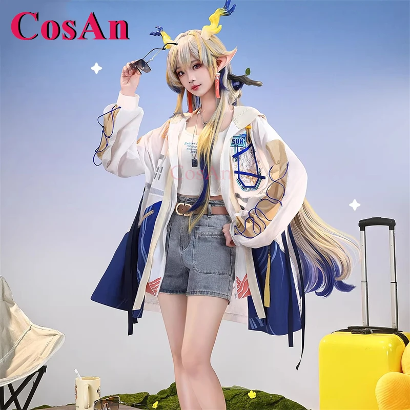 CosAn Game Arknights Shu Cosplay Costumes Derivative Product New Appearance Fashion Sun Protection Outfit Summer Sunscreen S-L
CosAn Game Arknights Shu Cosplay Costumes Derivative Product New Appearance Fashion Sun Protection Outfit Summer Sunscreen S-L