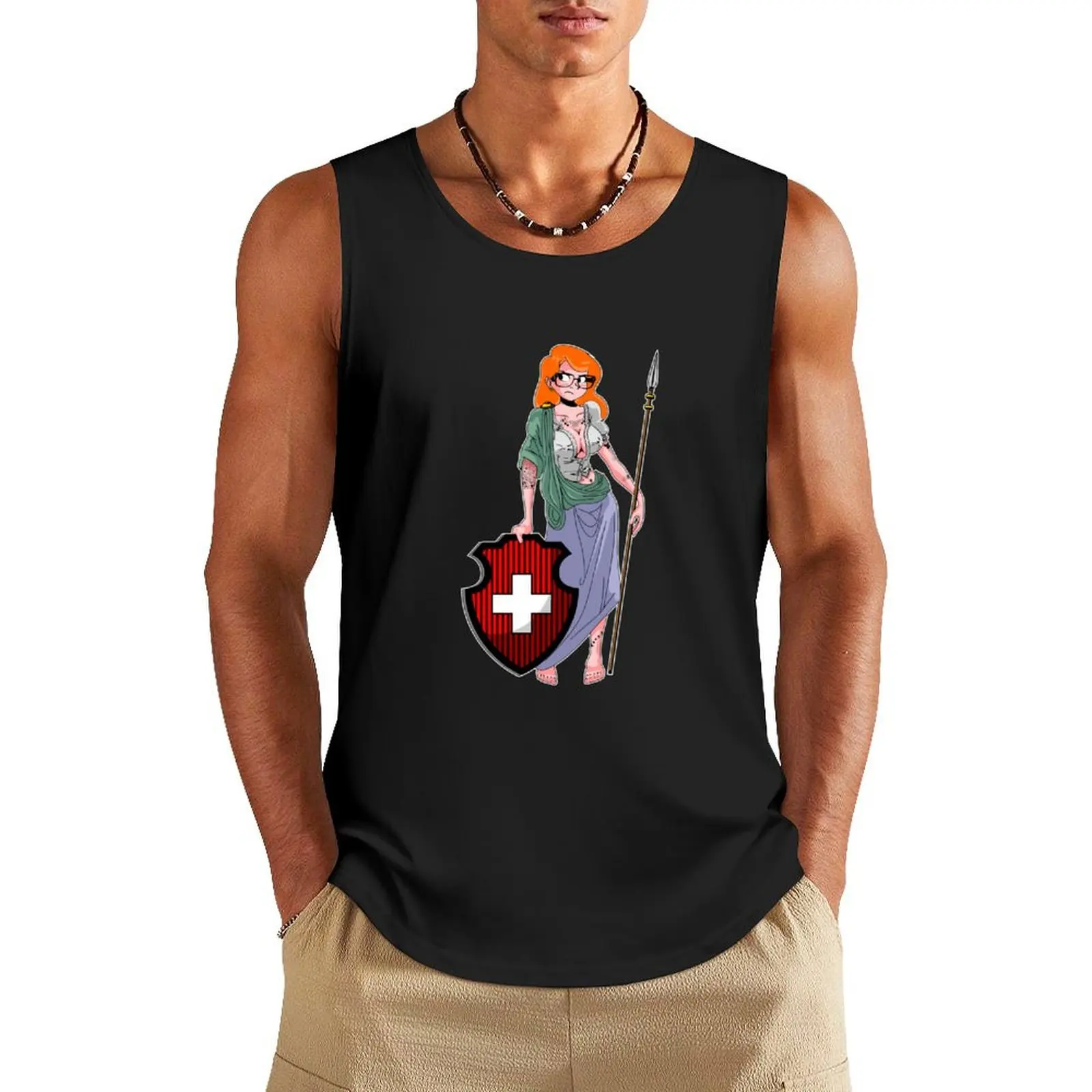 Hipster Helvetia Tank Top sleeveless gym shirt man fitness anime t-shirts Men's fitness t-shirt
Hipster Helvetia Tank Top sleeveless gym shirt man fitness anime t-shirts Men's fitness t-shirt