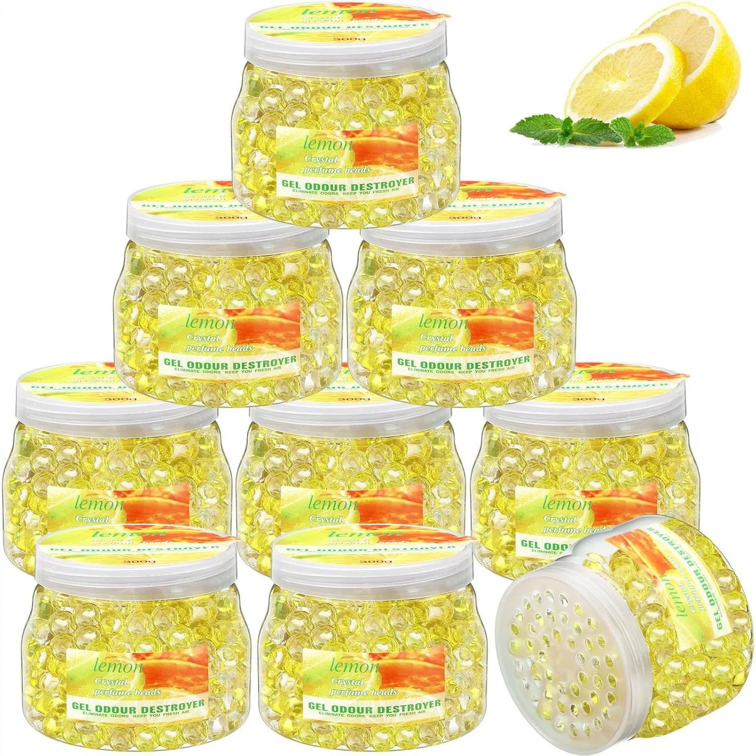 9 Pcs Air Freshener Gel Odor Eliminator Beads 10 oz Long Lasting Scent Beads for Home Office Bathroom Car Boat RV and Pet Areas
9 Pcs Air Freshener Gel Odor Eliminator Beads 10 oz Long Lasting Scent Beads for Home Office Bathroom Car Boat RV and Pet Areas