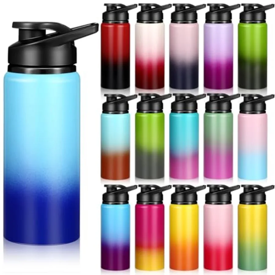 16 Pcs Aluminum Water Bottle Bulk Multicolor Reusable Sports Bottle with Snap Lids Multipack Vacuum Water Flask for Travel Camp
16 Pcs Aluminum Water Bottle Bulk Multicolor Reusable Sports Bottle with Snap Lids Multipack Vacuum Water Flask for Travel Camp