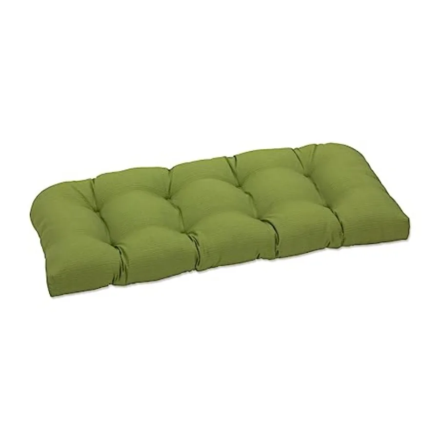 Forsyth Solid Indoor/Outdoor Wicker Patio Sofa/Swing Cushion Tufted Weather and Fade Resistant 19" x 44" Green
Forsyth Solid Indoor/Outdoor Wicker Patio Sofa/Swing Cushion Tufted Weather and Fade Resistant 19" x 44" Green