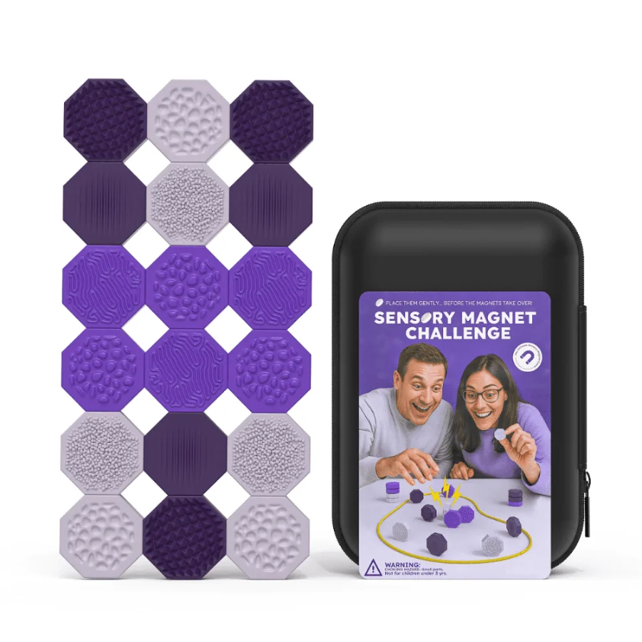 Стратегическая игра Sensory Magnet Challenge из 18 предметов для взрослых и подростков, 6 текстур для фокуса и снятия стресса, безопасная силиконовая игрушка-непоседа
Стратегическая игра Sensory Magnet Challenge из 18 предметов для взрослых и подростков, 6 текстур для фокуса и снятия стресса, безопасная силиконовая игрушка-непоседа