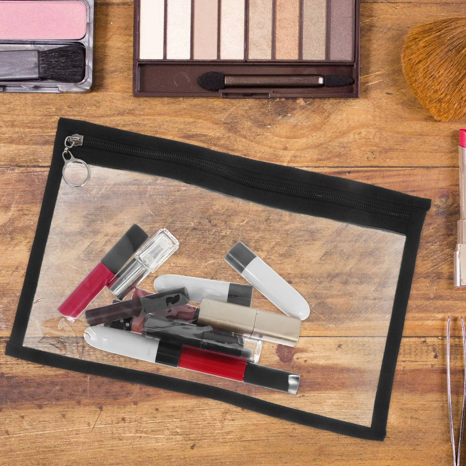 5Pcs Transparent Pencil Case Clear PVC Storage Bag with Smooth Zipper Compact Reusable Pouch for Students Professionals
5Pcs Transparent Pencil Case Clear PVC Storage Bag with Smooth Zipper Compact Reusable Pouch for Students Professionals