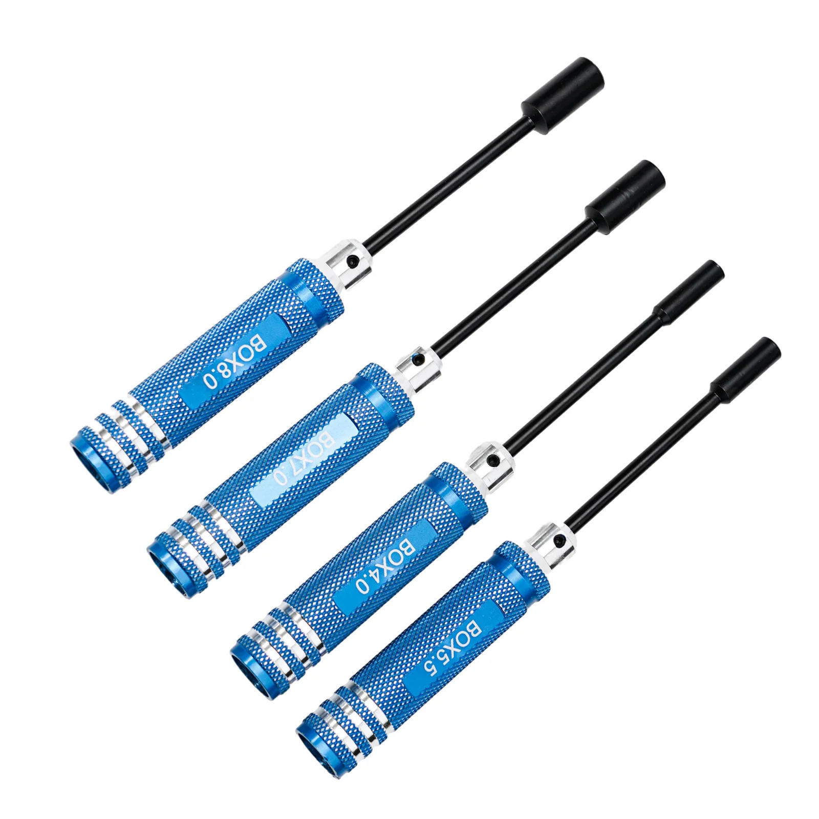 4Pcs Hex Nut Driver Set for RC Hobbies Socket Kit for Helicopter Airplane Car and Boat Maintenance Features 4 Different Sizes
4Pcs Hex Nut Driver Set for RC Hobbies Socket Kit for Helicopter Airplane Car and Boat Maintenance Features 4 Different Sizes