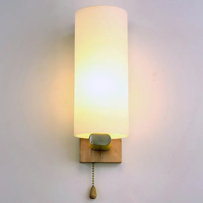 Japanese warm wooden bedside wall lamp modern simple hotel bedroom log wall lamp stair corridor corridor corridor lamp
Japanese warm wooden bedside wall lamp modern simple hotel bedroom log wall lamp stair corridor corridor corridor lamp