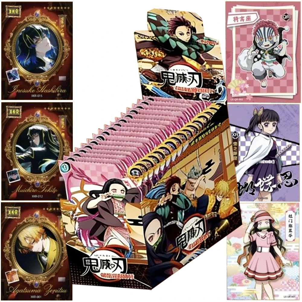 Demon Slayer Collection Cards Boys and Girls' Favorite Fantasy Anime Ra're Colorful Laser Character Cards Christmas Party Gifts
Demon Slayer Collection Cards Boys and Girls' Favorite Fantasy Anime Ra're Colorful Laser Character Cards Christmas Party Gifts