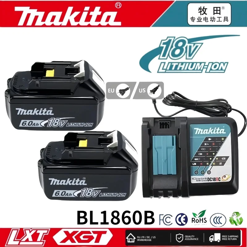 Original Makita battery ✅Makita 6Ah/5Ah/3Ah Capacity formakita 18V battery BL1860 BL1850 BL1840BL1830 BL1815
Original Makita battery ✅Makita 6Ah/5Ah/3Ah Capacity formakita 18V battery BL1860 BL1850 BL1840BL1830 BL1815