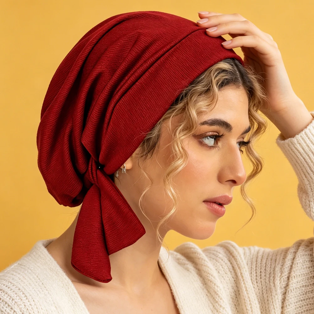 Women Pre-Tied Hat Muslim Hijab Beanies Bonnet Indian Turban Headscarf Chemo Cap Hair Loss Head Wrap Bandanas Turbante Mujer New
Women Pre-Tied Hat Muslim Hijab Beanies Bonnet Indian Turban Headscarf Chemo Cap Hair Loss Head Wrap Bandanas Turbante Mujer New
