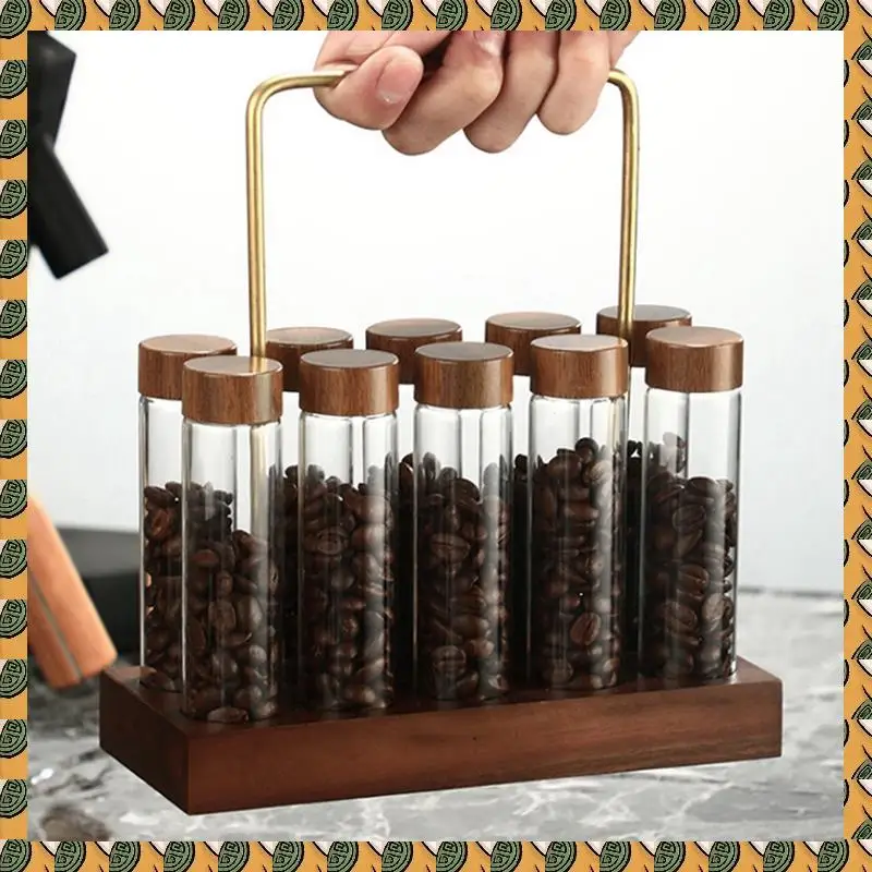 A77I Glass Test Tube Display Stand Barista Tools Single Tube Storage Coffee Bean Dispensing Bottle Coffee Sealed Jar Beans
A77I Glass Test Tube Display Stand Barista Tools Single Tube Storage Coffee Bean Dispensing Bottle Coffee Sealed Jar Beans