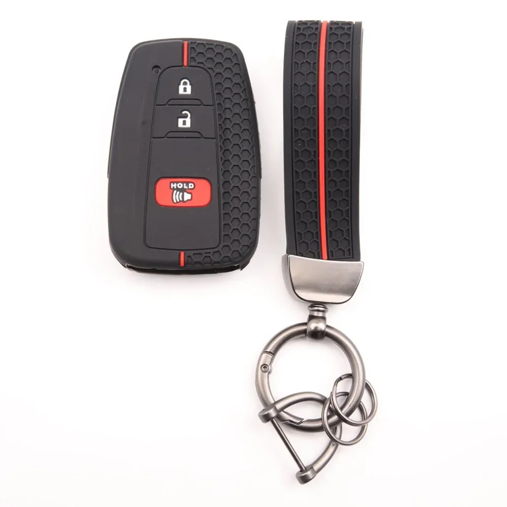 Silicone Remote Car Key Case Cover for Toyota CHR Camry Corolla RAV4 Highlander C-HR Prius Land Cruiser Prado Shell Accessories
Silicone Remote Car Key Case Cover for Toyota CHR Camry Corolla RAV4 Highlander C-HR Prius Land Cruiser Prado Shell Accessories