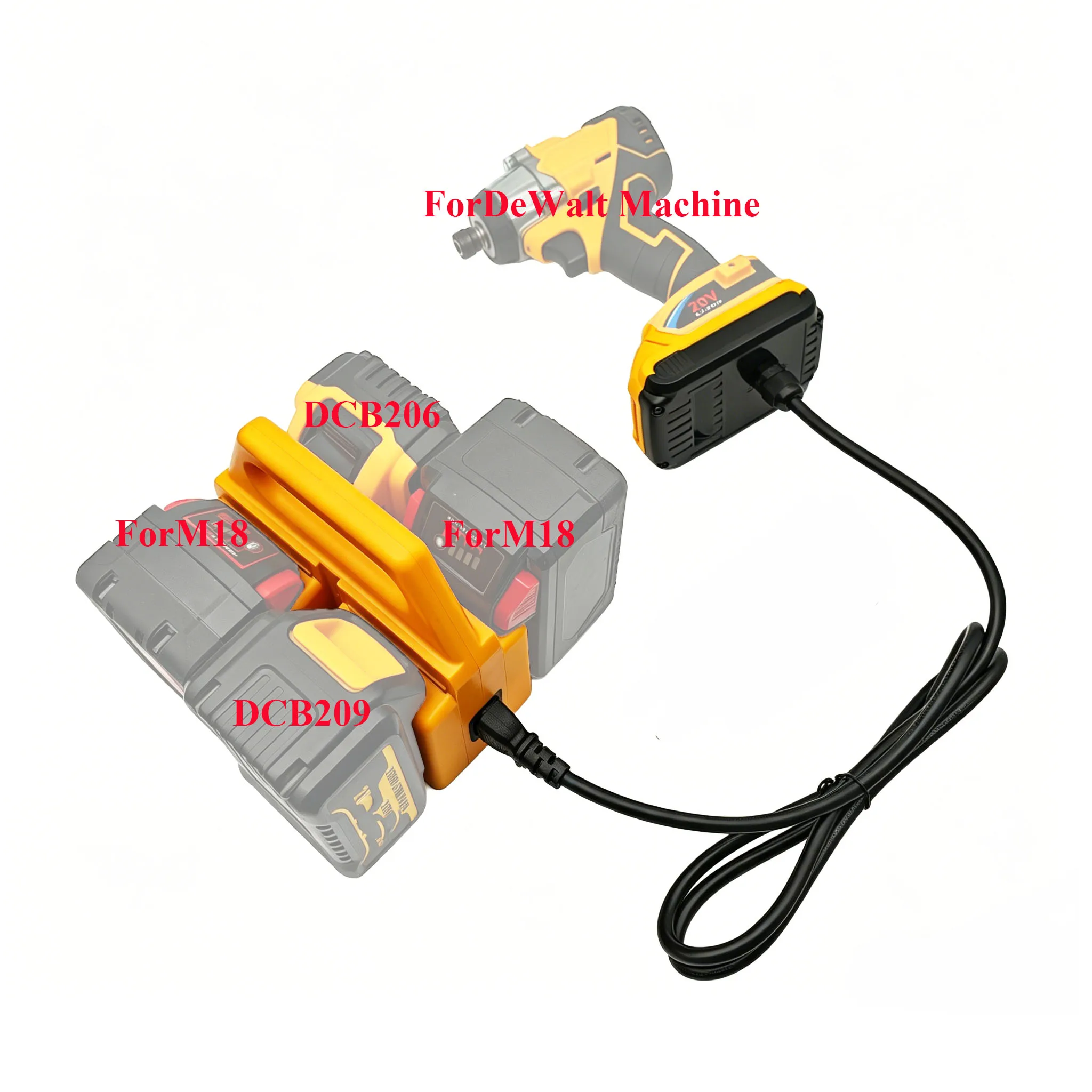 Adapter Cable Splitter Extended Line Weight Reducer For Makita 18V Lithium Battery For DeWALT 20V For Milwaukee For LXT Machine
Adapter Cable Splitter Extended Line Weight Reducer For Makita 18V Lithium Battery For DeWALT 20V For Milwaukee For LXT Machine