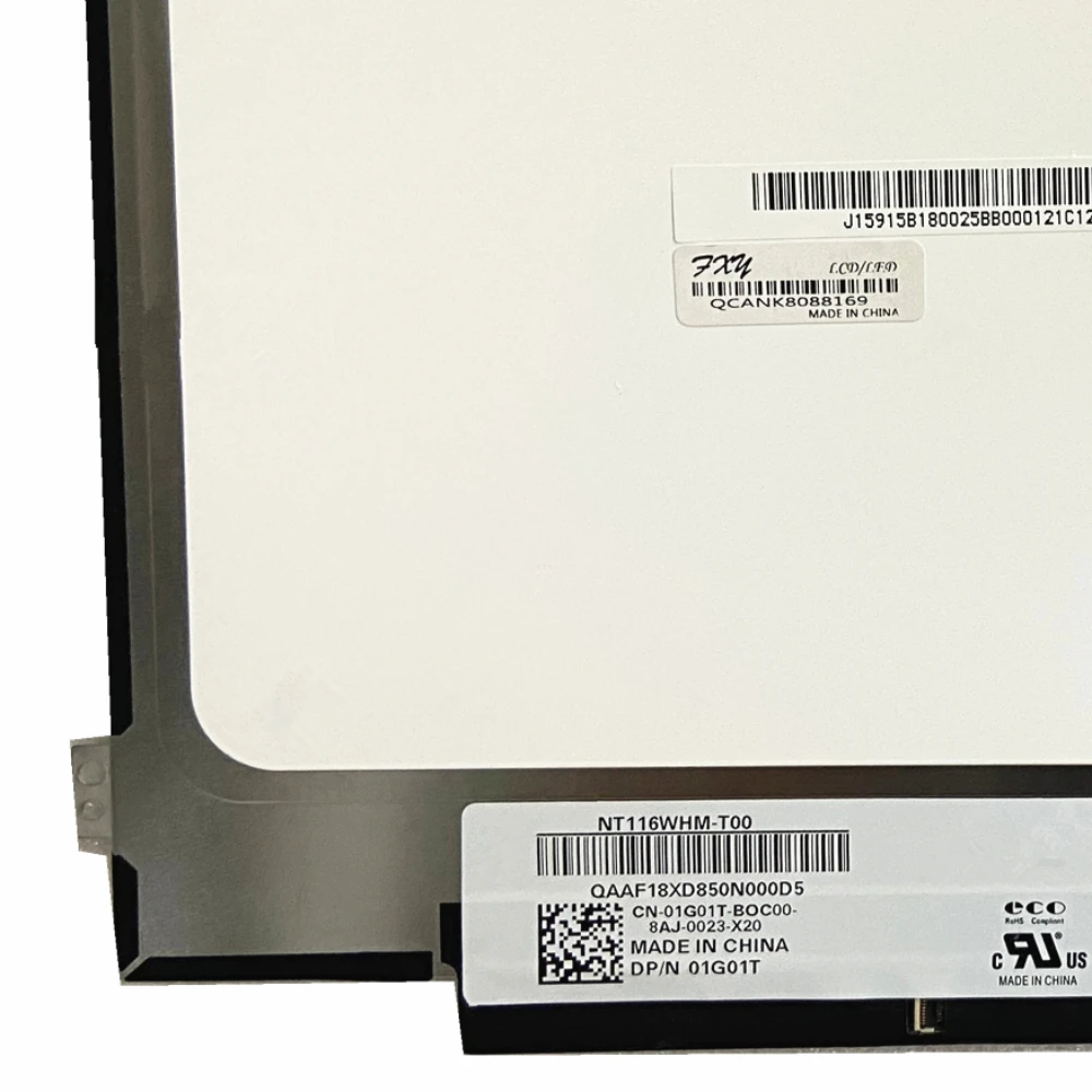 NT116WHM-T00 ЖК-дисплей со светодиодной сенсорной панелью, дигитайзер HD с диагональю 11,6 дюйма
NT116WHM-T00 ЖК-дисплей со светодиодной сенсорной панелью, дигитайзер HD с диагональю 11,6 дюйма