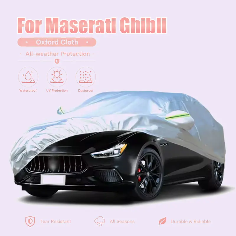For Maserati Ghibli Full Car Cover Reflective Strips Waterproof Snowproof Dustproof UV Protection Exterior Accessories
For Maserati Ghibli Full Car Cover Reflective Strips Waterproof Snowproof Dustproof UV Protection Exterior Accessories