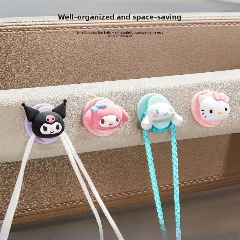4Pcs Sanrio Car Hook Hello Kitty Doll Driver Car Multi Functional Adhesive Hook Mini Kawaii Girl Christmas Gift New Y2K Kuromi
4Pcs Sanrio Car Hook Hello Kitty Doll Driver Car Multi Functional Adhesive Hook Mini Kawaii Girl Christmas Gift New Y2K Kuromi