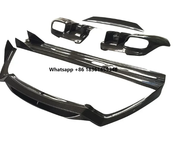 For FR F12 Style Dry Carbon Fiber Material Front Spoiler Rear Diffuser Side Skirt Rear Wing Body Parts High Quality Body Kit
For FR F12 Style Dry Carbon Fiber Material Front Spoiler Rear Diffuser Side Skirt Rear Wing Body Parts High Quality Body Kit