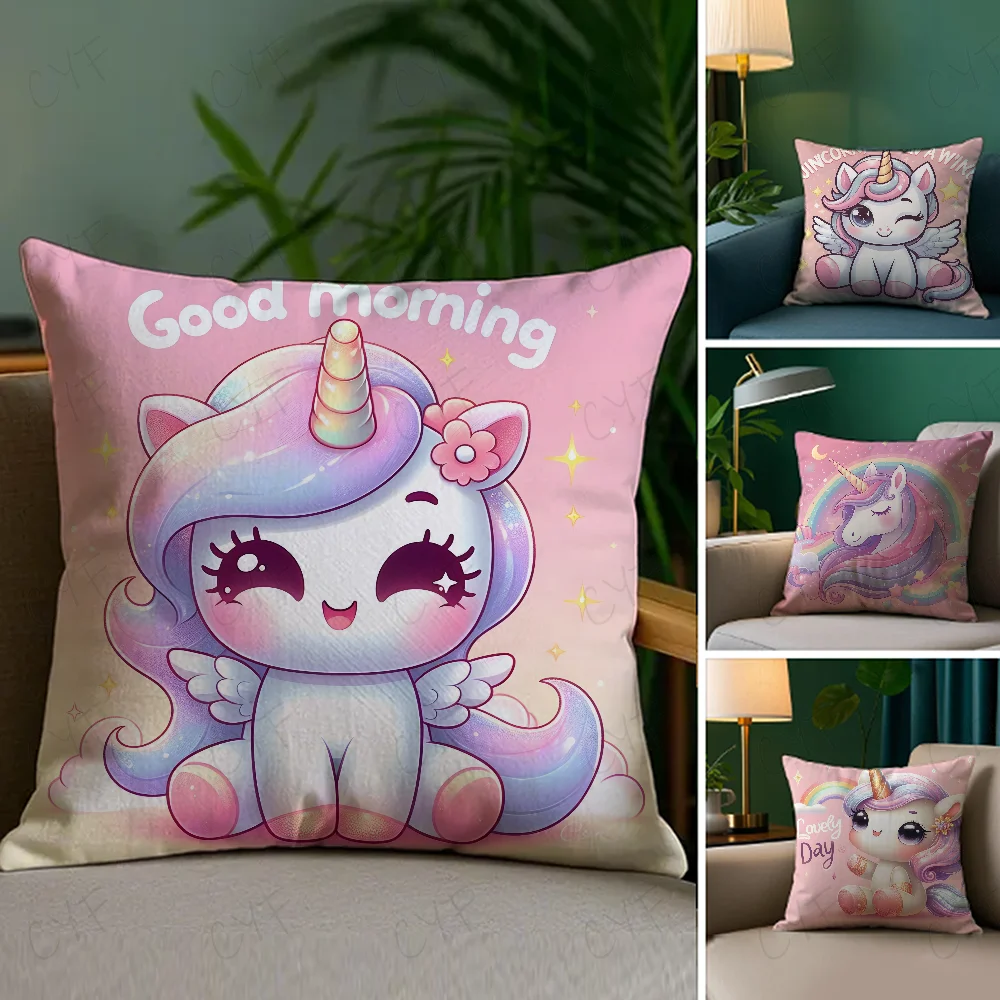 Cute Cartoon Unicorn Pillow Case Anti-dustmite Pillow Invisible zipper silky short plush Sofa cushion cover
Cute Cartoon Unicorn Pillow Case Anti-dustmite Pillow Invisible zipper silky short plush Sofa cushion cover