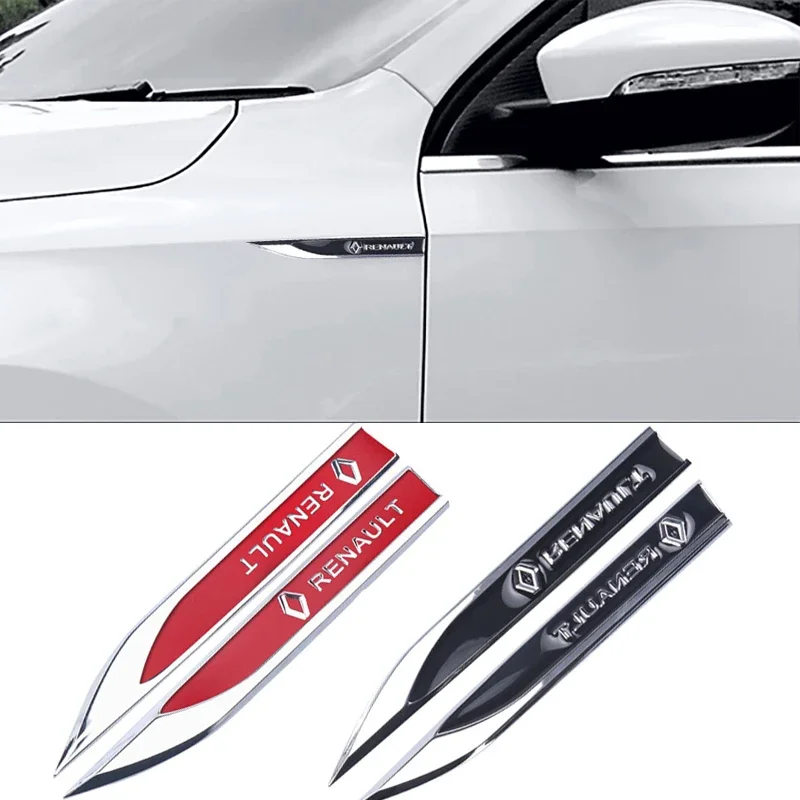 Car Sticker 2pcs 3D Metal Car Fender Side Wing Blade Badge Emblem Sticker For Renault DACIA Fluence Scenic Loguna Twingo Fluence
Car Sticker 2pcs 3D Metal Car Fender Side Wing Blade Badge Emblem Sticker For Renault DACIA Fluence Scenic Loguna Twingo Fluence