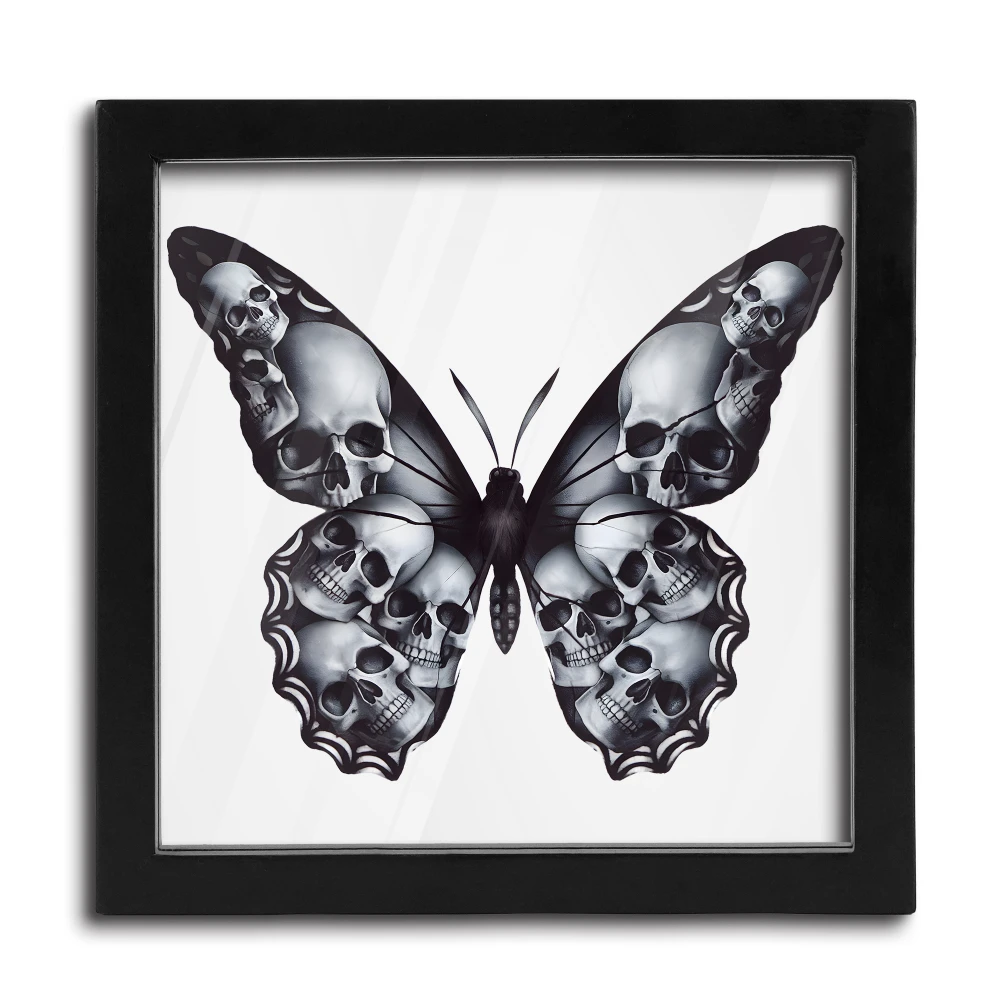 Putuo Decor 1pc Wooden Frame Decorative Painting Acrylic Sheet, Wall Art Decor for Home Cafe Shop Living Room, Butterfly Skull
Putuo Decor 1pc Wooden Frame Decorative Painting Acrylic Sheet, Wall Art Decor for Home Cafe Shop Living Room, Butterfly Skull