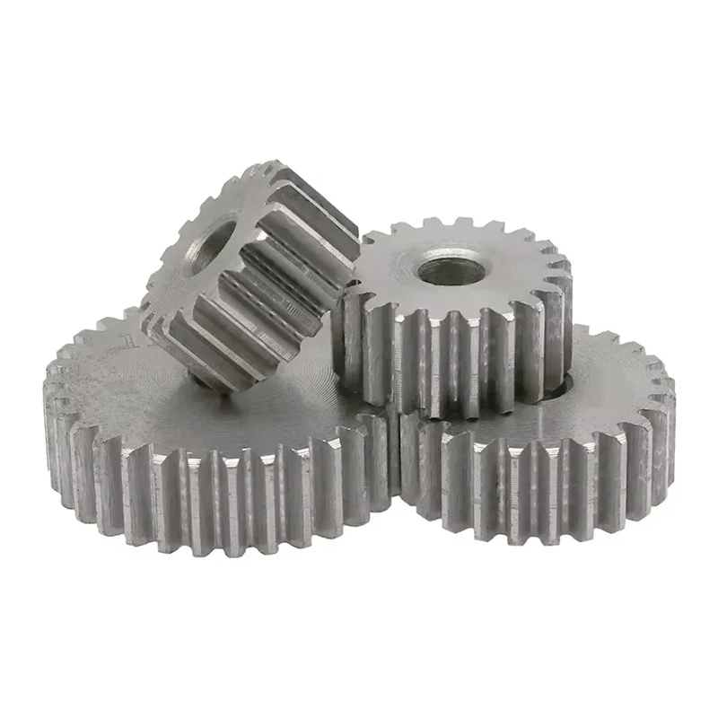 SC45 Carbon Steel Spur Gear 1M 21T/22-28T/85T Cylindrical Gear for Transmission Accessories, High Precision
SC45 Carbon Steel Spur Gear 1M 21T/22-28T/85T Cylindrical Gear for Transmission Accessories, High Precision