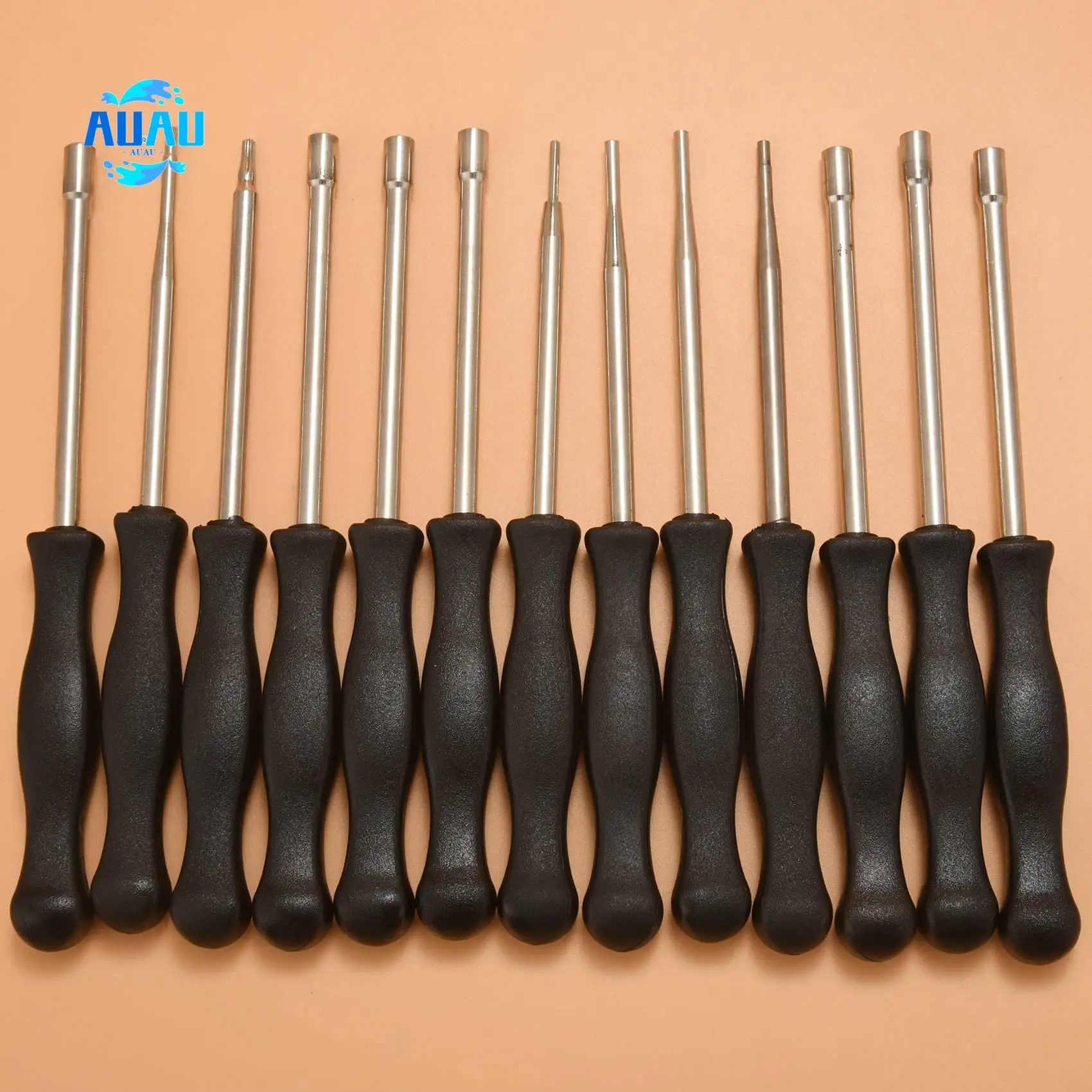 AUAU-13 PCS Carburetor Adjustment Carb Adjusting Tool Kit For 2-Cycle Small Engine Poulan Husqvarna STIHL Echo Trimmer
AUAU-13 PCS Carburetor Adjustment Carb Adjusting Tool Kit For 2-Cycle Small Engine Poulan Husqvarna STIHL Echo Trimmer