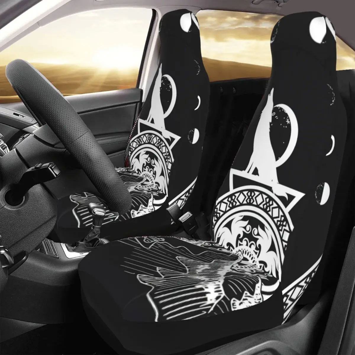 Wolf Moon Car Seat Cover Custom Printing Universal Front Protector Accessories Cushion Set
Wolf Moon Car Seat Cover Custom Printing Universal Front Protector Accessories Cushion Set