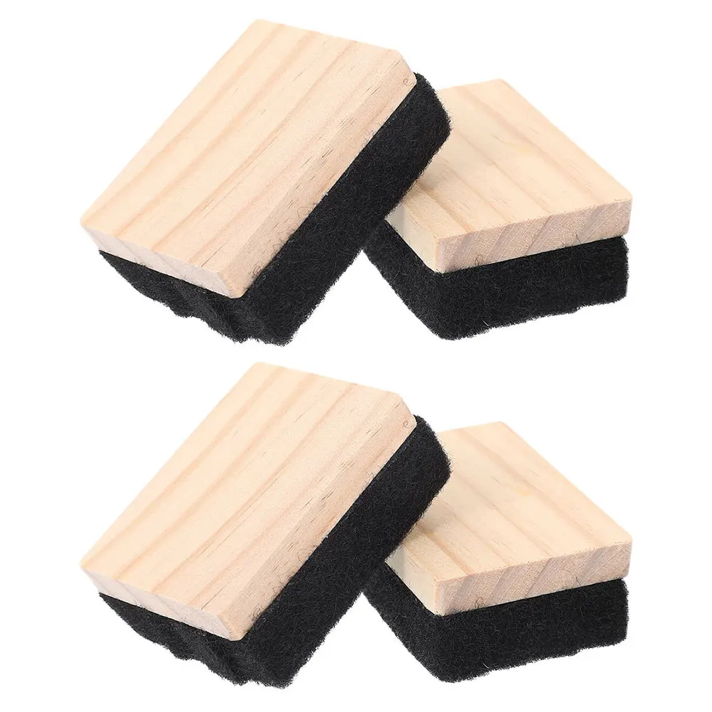 4Pcs Mini Wooden Blackboard Erasers Versatile Dry Erase Erasers for Classroom Office Whiteboard Cleaning Tools 
4Pcs Mini Wooden Blackboard Erasers Versatile Dry Erase Erasers for Classroom Office Whiteboard Cleaning Tools