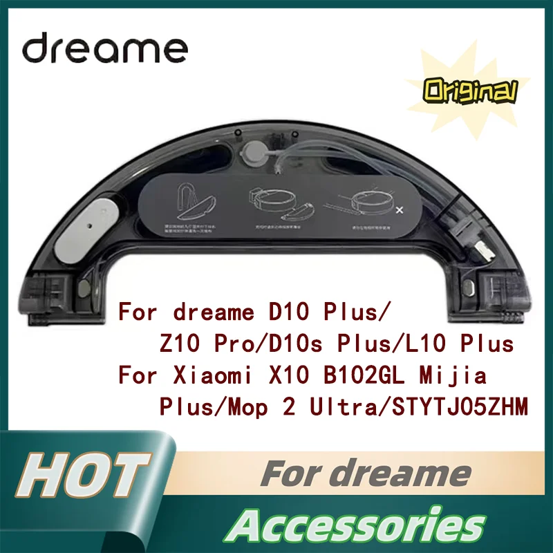 Water Tank For Dreame Z10Pro L10Plus D10Plus D10S Plus Xiaomi X10 B102GL Robot Household Vacuum Cleaner Replacement Accessories
Water Tank For Dreame Z10Pro L10Plus D10Plus D10S Plus Xiaomi X10 B102GL Robot Household Vacuum Cleaner Replacement Accessories