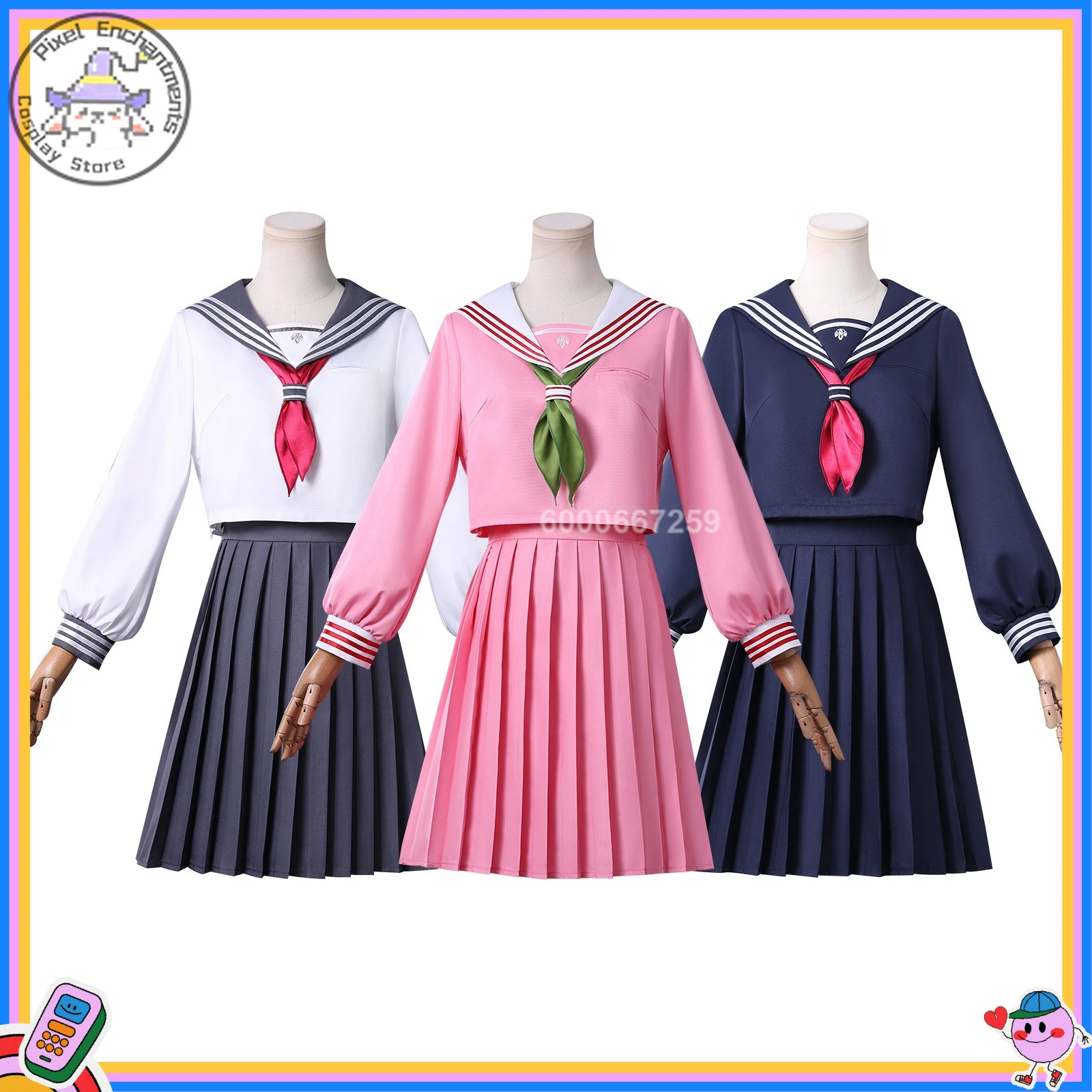 Game Cosplay Costume Anime Shimizu Hinako School Uniform JK Skirt Classic Roleplay Outfit ComicCon Halloween Party Hot Suits
Game Cosplay Costume Anime Shimizu Hinako School Uniform JK Skirt Classic Roleplay Outfit ComicCon Halloween Party Hot Suits