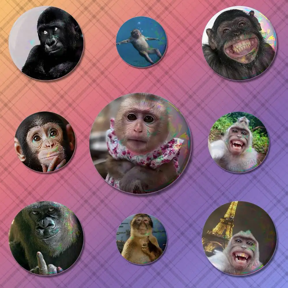 Funny Monkey Emoticons Badges Round Cosplay Pin Bag Decor Fans Collect Friends Gifts Brooch Souvenir
Funny Monkey Emoticons Badges Round Cosplay Pin Bag Decor Fans Collect Friends Gifts Brooch Souvenir