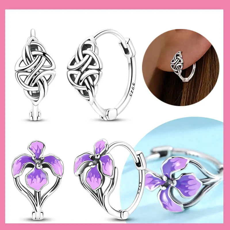 Серьги-кольца из стерлингового серебра 925 пробы с белым кельтским узлом, бесконечные ирисы, ювелирные изделия на годовщину свадьбы, подарок для женщин
Серьги-кольца из стерлингового серебра 925 пробы с белым кельтским узлом, бесконечные ирисы, ювелирные изделия на годовщину свадьбы, подарок для женщин