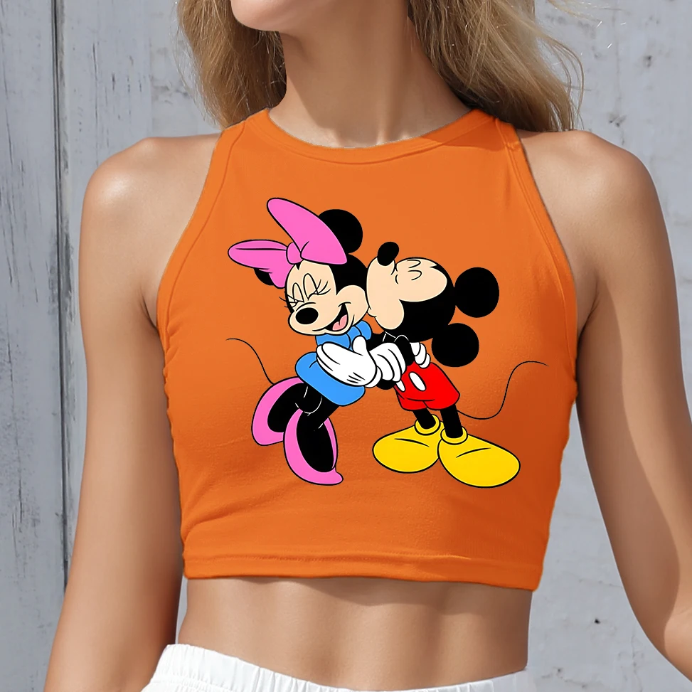 Women's Clothes Sexy Crop Top Off Shoulder Tees Ladies Fashion Y2K Summer Sexy Sleeveless Disney Mickey Mouse Tank Tops
Women's Clothes Sexy Crop Top Off Shoulder Tees Ladies Fashion Y2K Summer Sexy Sleeveless Disney Mickey Mouse Tank Tops
